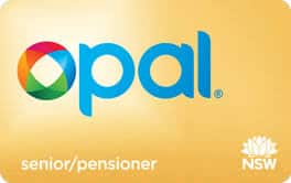 Senior / Pensioner Opal card — Sydney