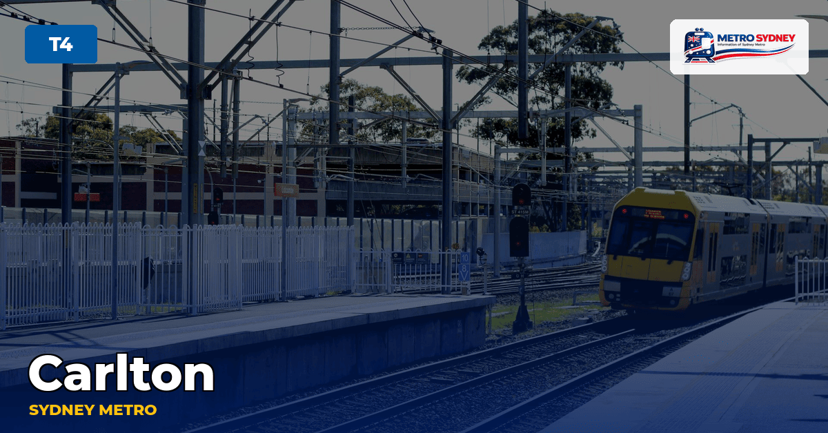 Carlton station — Sydney Metro