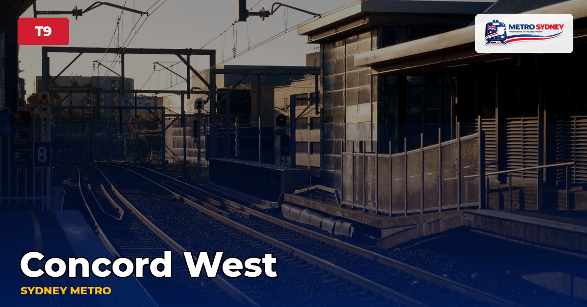 Concord West station — Sydney Metro
