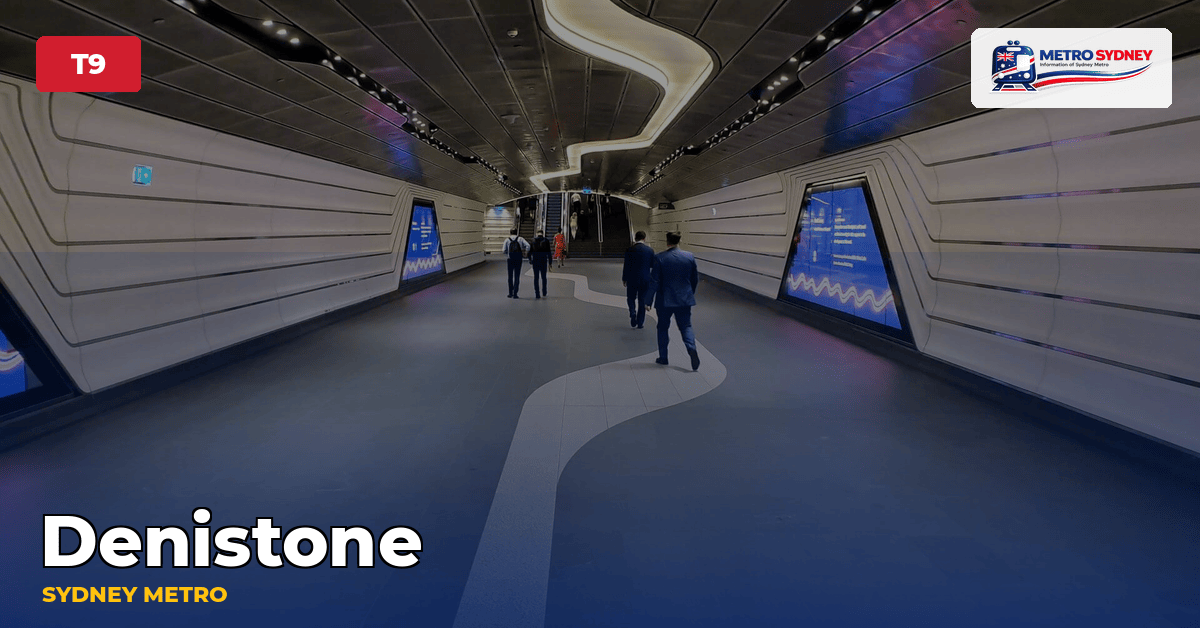 Denistone station — Sydney Metro