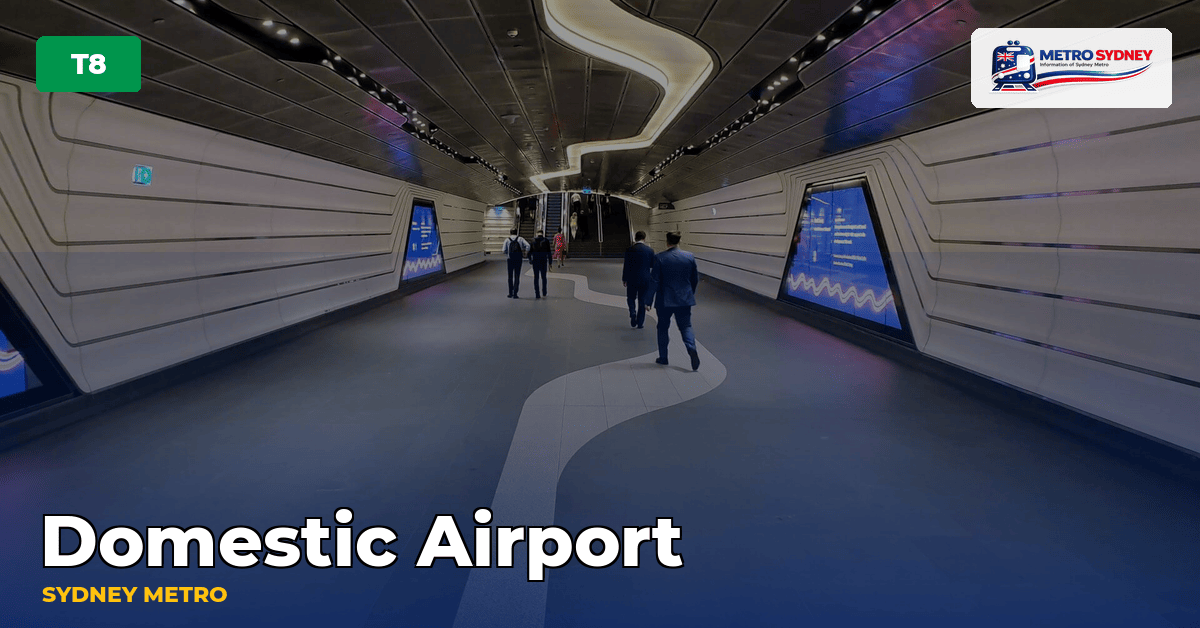 Domestic Airport station — Sydney Metro