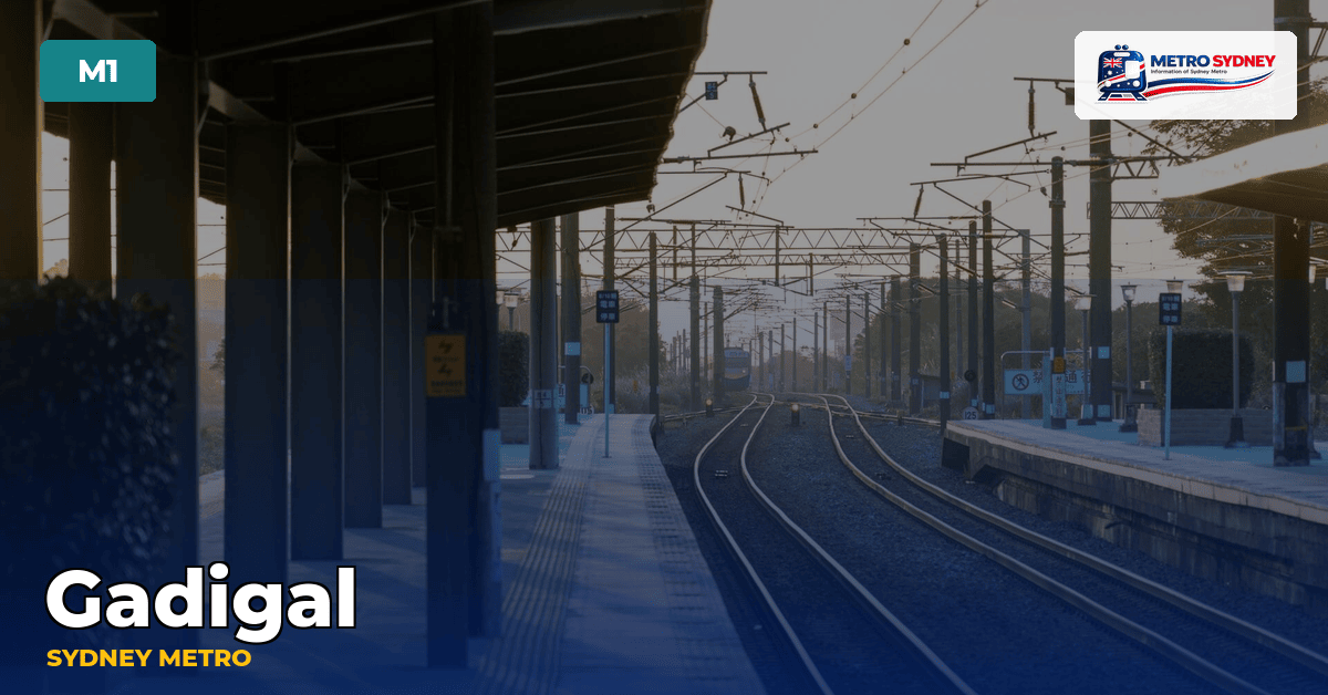 Gadigal station — Sydney Metro
