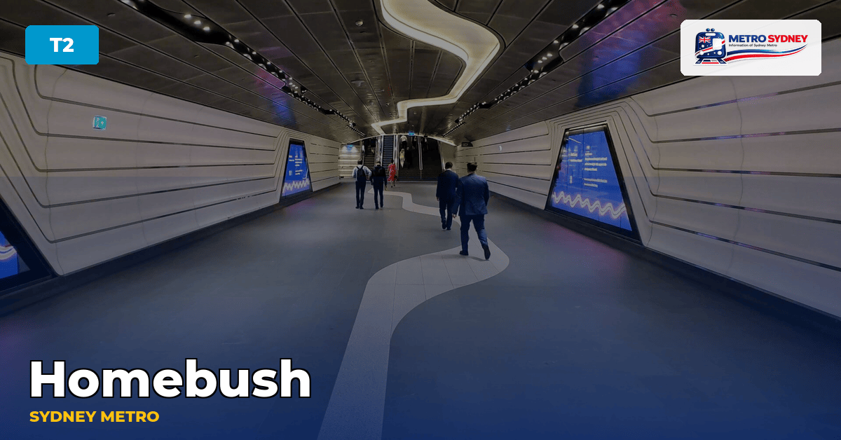Homebush station — Sydney Metro