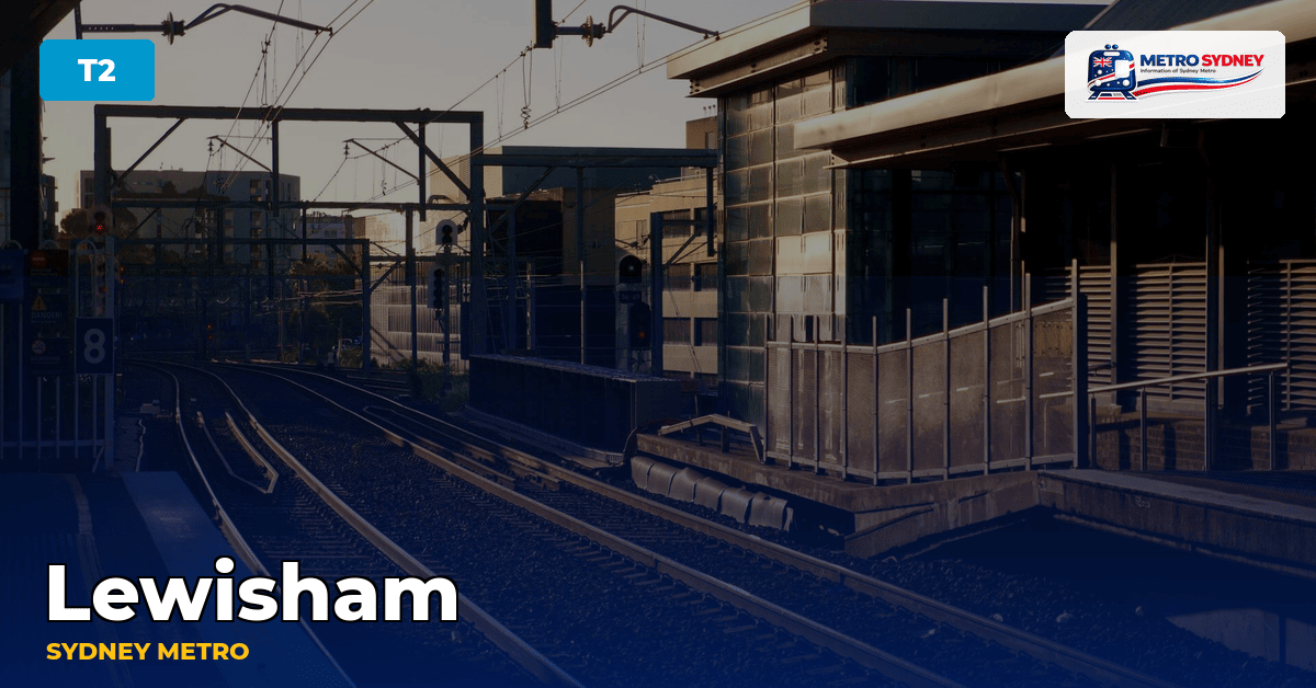Lewisham station — Sydney Metro