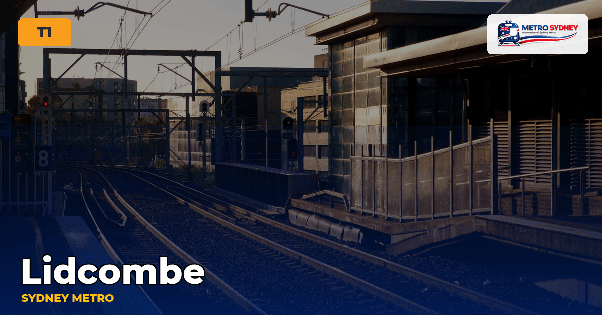 Lidcombe station — Sydney Metro