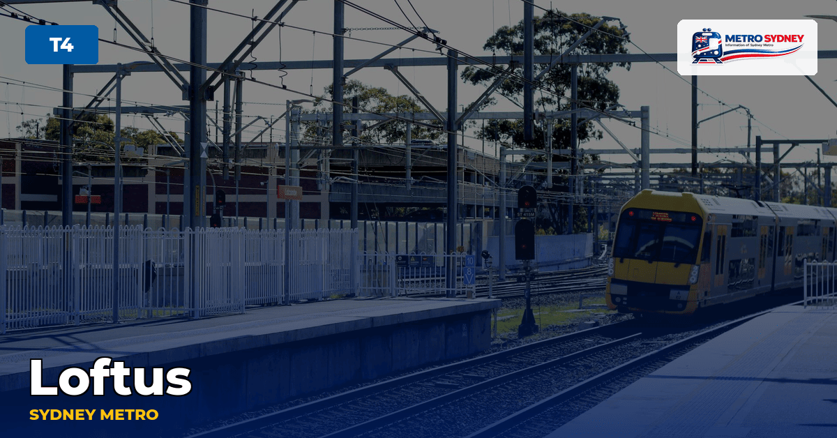 Loftus station — Sydney Metro