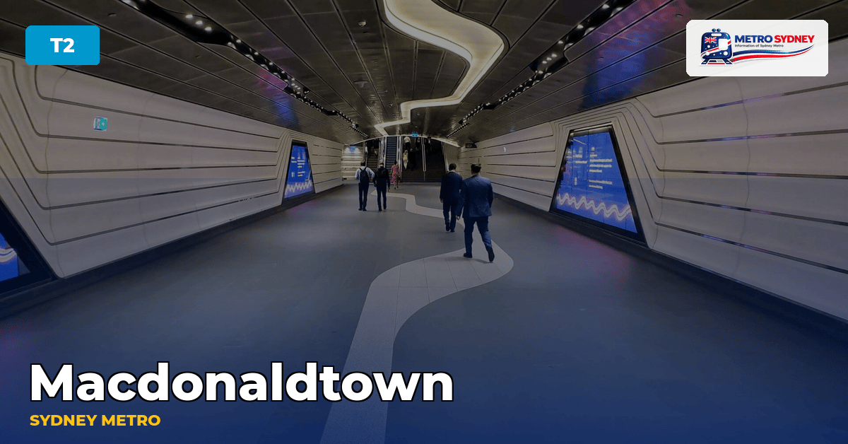Macdonaldtown station — Sydney Metro