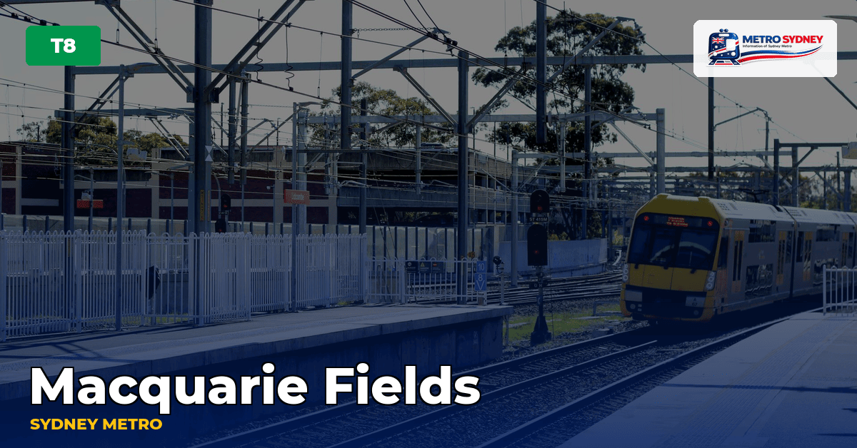 Macquarie Fields station — Sydney Metro