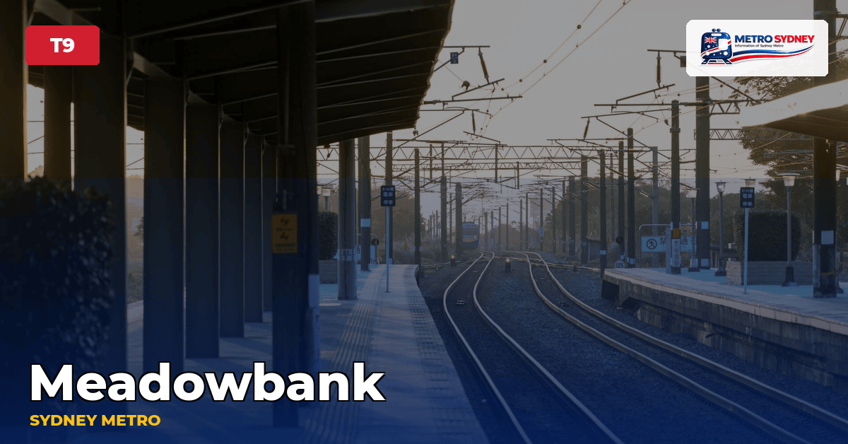 Meadowbank station — Sydney Metro