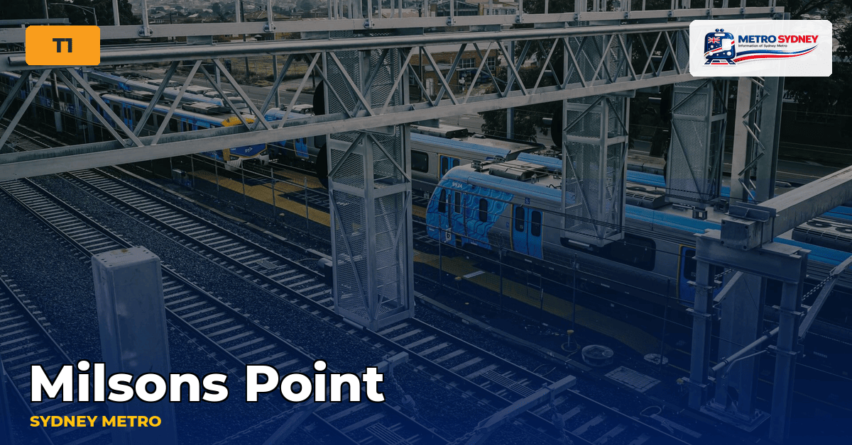Milsons Point station — Sydney Metro