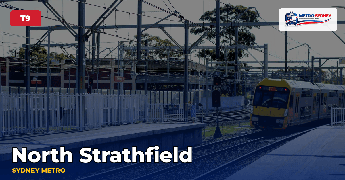 North Strathfield station — Sydney Metro