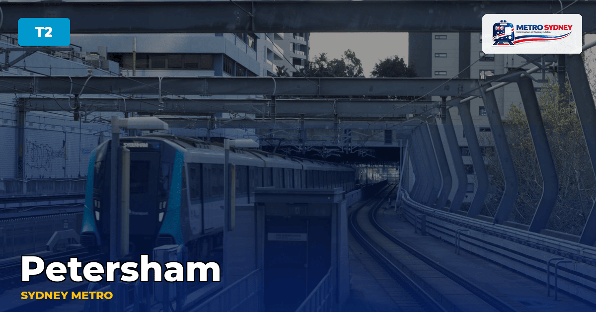 Petersham station — Sydney Metro