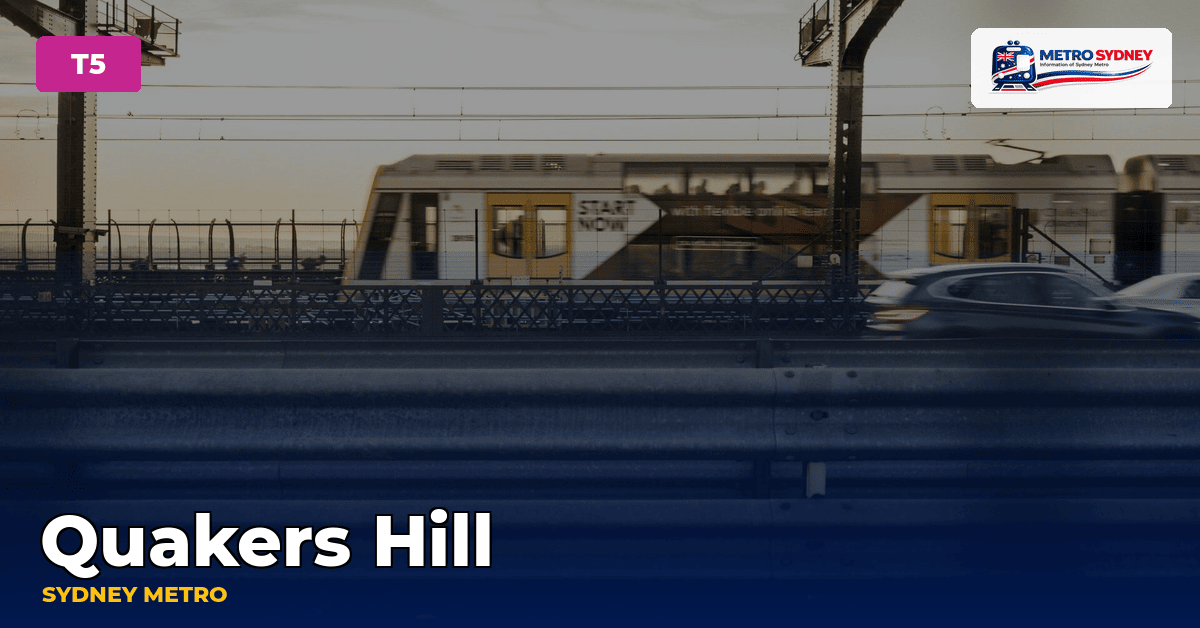 Quakers Hill station — Sydney Metro