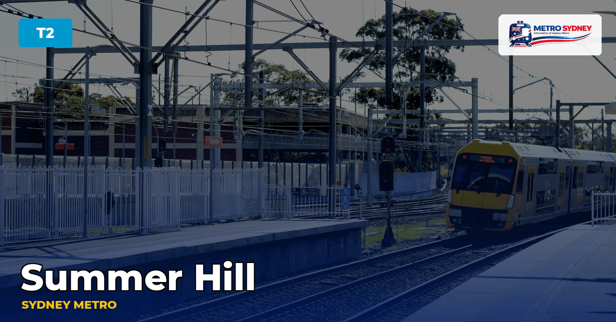 Summer Hill station — Sydney Metro