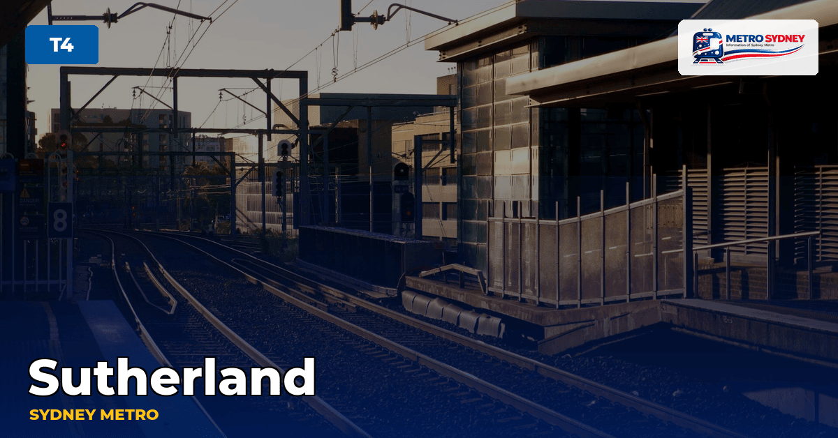 Sutherland station — Sydney Metro