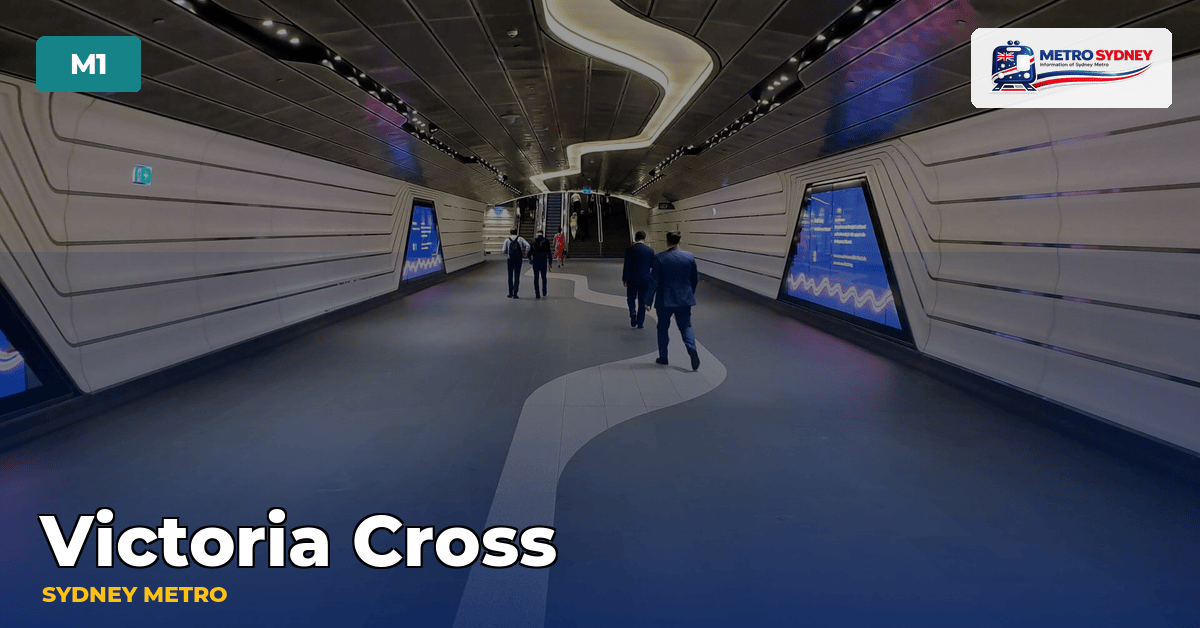 Victoria Cross station — Sydney Metro
