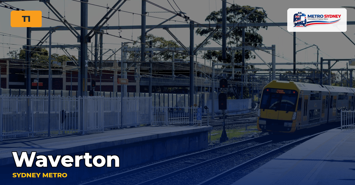Waverton station — Sydney Metro