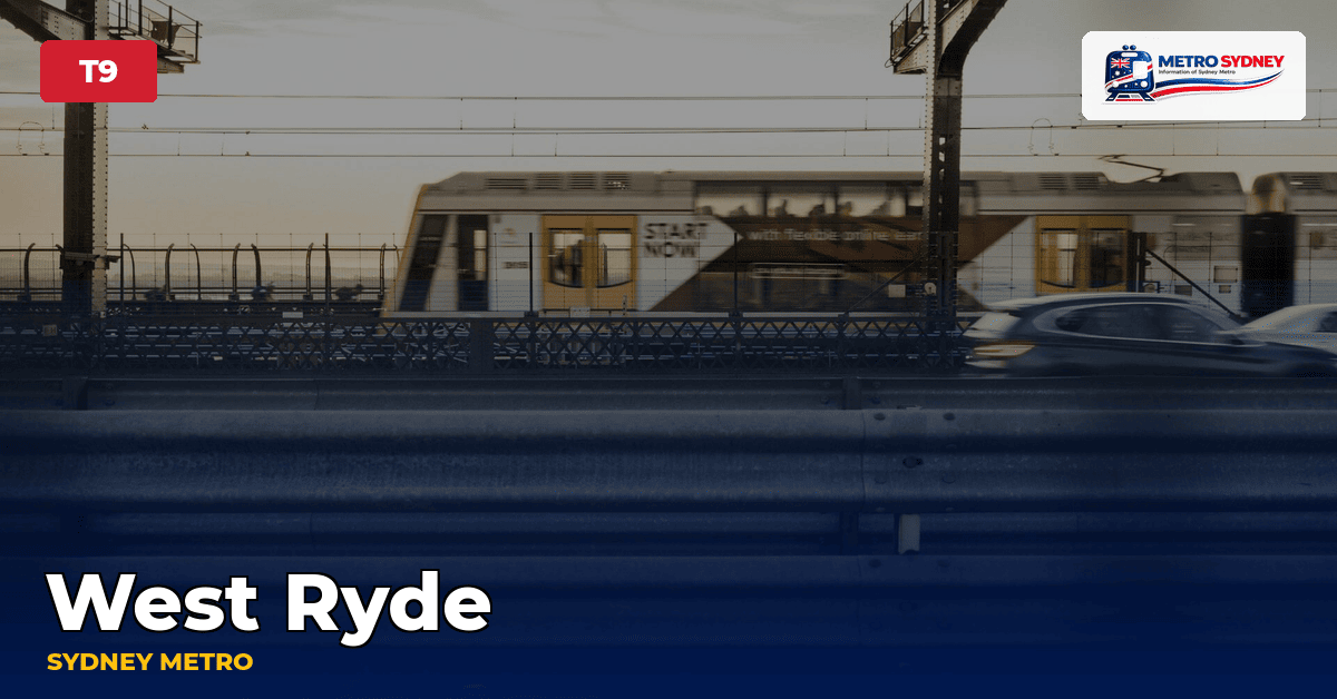 West Ryde station — Sydney Metro
