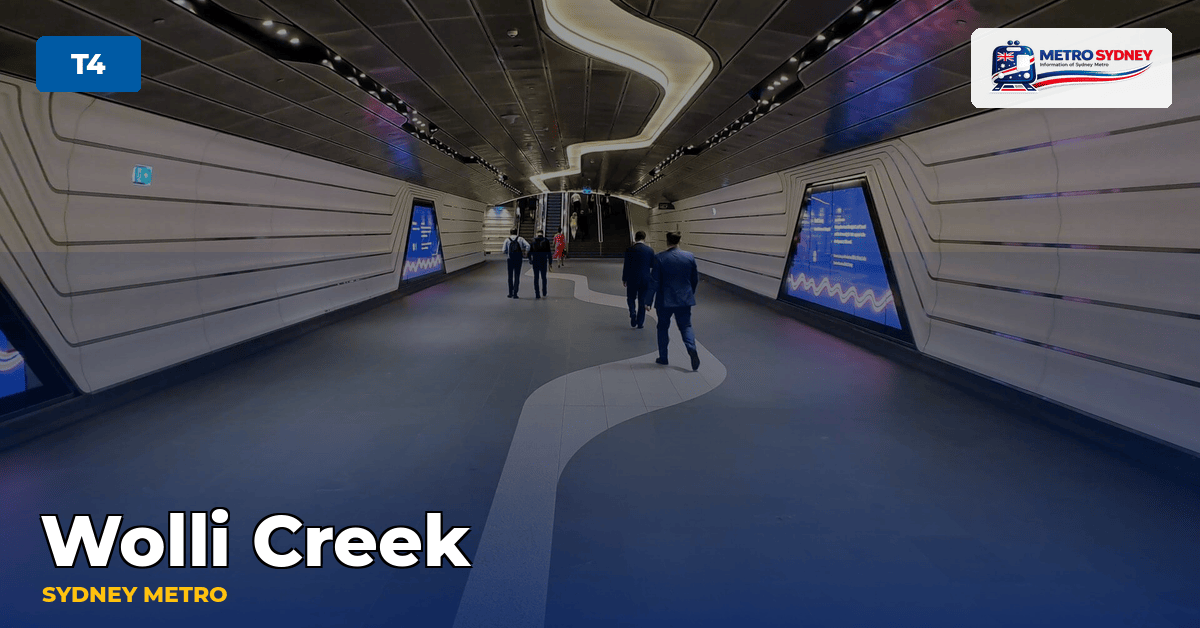 Wolli Creek station — Sydney Metro
